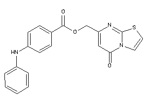 4-anilinobenzoic Acid (5-ketothiazolo[3,2-a]pyrimidin-7-yl)methyl Ester