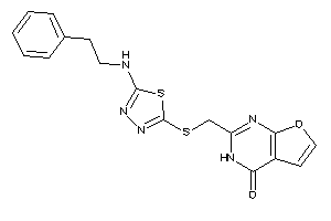 2-[[[5-(phenethylamino)-1,3,4-thiadiazol-2-yl]thio]methyl]-3H-furo[2,3-d]pyrimidin-4-one