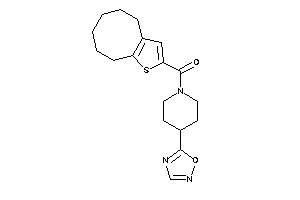 4,5,6,7,8,9-hexahydrocycloocta[b]thiophen-2-yl-[4-(1,2,4-oxadiazol-5-yl)piperidino]methanone