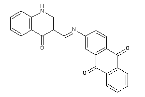 2-[(4-keto-1H-quinolin-3-yl)methyleneamino]-9,10-anthraquinone