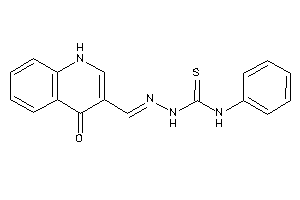 1-[(4-keto-1H-quinolin-3-yl)methyleneamino]-3-phenyl-thiourea