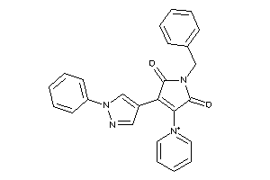 1-benzyl-3-(1-phenylpyrazol-4-yl)-4-pyridin-1-ium-1-yl-3-pyrroline-2,5-quinone