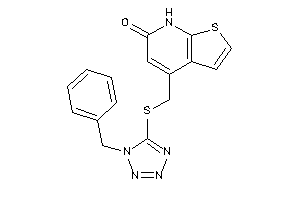 4-[[(1-benzyltetrazol-5-yl)thio]methyl]-7H-thieno[2,3-b]pyridin-6-one