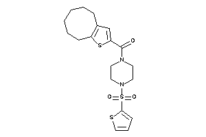 4,5,6,7,8,9-hexahydrocycloocta[b]thiophen-2-yl-[4-(2-thienylsulfonyl)piperazino]methanone