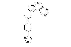Image of 2-benzo[e]benzofuran-1-yl-1-[4-(1,2,4-oxadiazol-5-yl)piperidino]ethanone