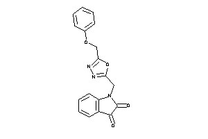 1-[[5-(phenoxymethyl)-1,3,4-oxadiazol-2-yl]methyl]isatin