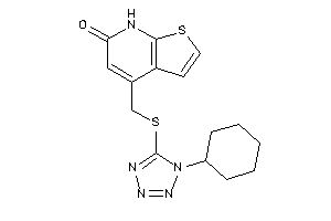 Image of 4-[[(1-cyclohexyltetrazol-5-yl)thio]methyl]-7H-thieno[2,3-b]pyridin-6-one