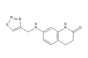 7-(thiadiazol-4-ylmethylamino)-3,4-dihydrocarbostyril