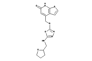 4-[[[5-(tetrahydrofurfurylamino)-1,3,4-thiadiazol-2-yl]thio]methyl]-7H-thieno[2,3-b]pyridin-6-one