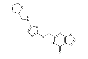 2-[[[5-(tetrahydrofurfurylamino)-1,3,4-thiadiazol-2-yl]thio]methyl]-3H-furo[2,3-d]pyrimidin-4-one