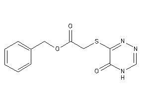 2-[(5-keto-4H-1,2,4-triazin-6-yl)thio]acetic Acid Benzyl Ester