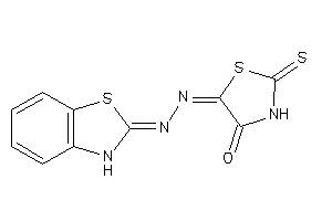 5-(3H-1,3-benzothiazol-2-ylidenehydrazono)-2-thioxo-thiazolidin-4-one