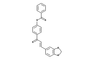 Image of Benzoic Acid [4-[3-(1,3-benzodioxol-5-yl)acryloyl]phenyl] Ester