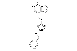 4-[[[5-(benzylamino)-1,3,4-thiadiazol-2-yl]thio]methyl]-7H-thieno[2,3-b]pyridin-6-one
