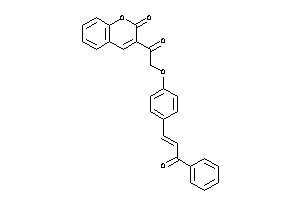 3-[2-[4-(3-keto-3-phenyl-prop-1-enyl)phenoxy]acetyl]coumarin