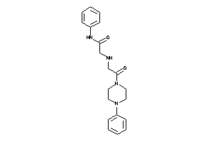 2-[[2-keto-2-(4-phenylpiperazino)ethyl]amino]-N-phenyl-acetamide