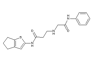 3-[(2-anilino-2-keto-ethyl)amino]-N-(5,6-dihydro-4H-cyclopenta[b]thiophen-2-yl)propionamide