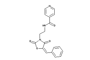 N-[2-(5-benzal-2,4-diketo-thiazolidin-3-yl)ethyl]isonicotinamide