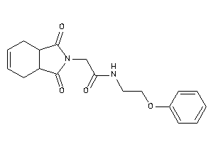 2-(1,3-diketo-3a,4,7,7a-tetrahydroisoindol-2-yl)-N-(2-phenoxyethyl)acetamide