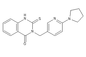 3-[(6-pyrrolidino-3-pyridyl)methyl]-2-thioxo-1H-quinazolin-4-one