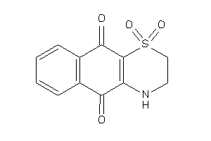 Image of 1,1-diketo-3,4-dihydro-2H-naphtho[2,3-b][1,4]thiazine-5,10-quinone
