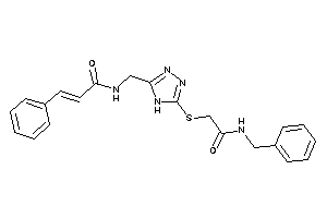 N-[[5-[[2-(benzylamino)-2-keto-ethyl]thio]-4H-1,2,4-triazol-3-yl]methyl]-3-phenyl-acrylamide