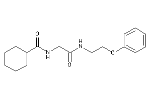 N-[2-keto-2-(2-phenoxyethylamino)ethyl]cyclohexanecarboxamide