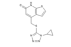 4-[[(1-cyclopropyltetrazol-5-yl)thio]methyl]-7H-thieno[2,3-b]pyridin-6-one