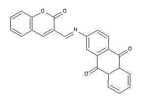 6-[(2-ketochromen-3-yl)methyleneamino]-4a,9a-dihydroanthracene-9,10-quinone