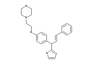 4-[2-[4-[3-phenyl-1-(2-thienyl)allyl]phenoxy]ethyl]morpholine