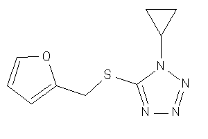 1-cyclopropyl-5-(2-furfurylthio)tetrazole