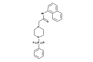 2-(4-besylpiperazino)-N-(1-naphthyl)acetamide