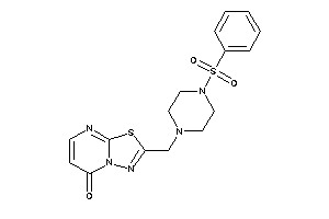 2-[(4-besylpiperazino)methyl]-[1,3,4]thiadiazolo[3,2-a]pyrimidin-5-one