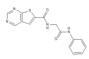 N-(2-anilino-2-keto-ethyl)thieno[2,3-d]pyrimidine-6-carboxamide