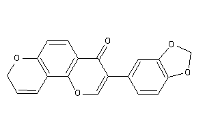 Image of 3-(1,3-benzodioxol-5-yl)-8H-pyrano[2,3-f]chromen-4-one