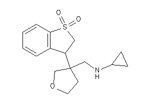 Cyclopropyl-[[3-(1,1-diketo-2,3-dihydrobenzothiophen-3-yl)tetrahydrofuran-3-yl]methyl]amine