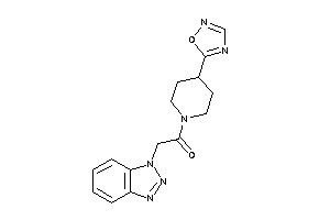 2-(benzotriazol-1-yl)-1-[4-(1,2,4-oxadiazol-5-yl)piperidino]ethanone