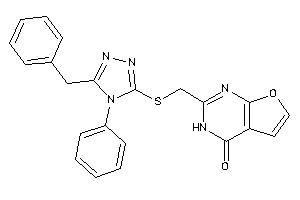 2-[[(5-benzyl-4-phenyl-1,2,4-triazol-3-yl)thio]methyl]-3H-furo[2,3-d]pyrimidin-4-one