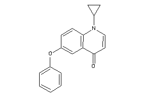 1-cyclopropyl-6-phenoxy-4-quinolone