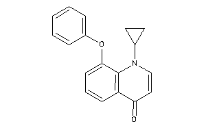 1-cyclopropyl-8-phenoxy-4-quinolone