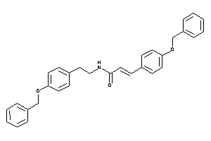 3-(4-benzoxyphenyl)-N-[2-(4-benzoxyphenyl)ethyl]acrylamide