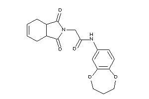 N-(3,4-dihydro-2H-1,5-benzodioxepin-7-yl)-2-(1,3-diketo-3a,4,7,7a-tetrahydroisoindol-2-yl)acetamide