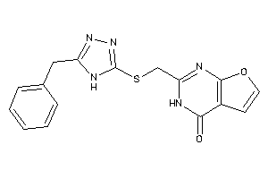 2-[[(5-benzyl-4H-1,2,4-triazol-3-yl)thio]methyl]-3H-furo[2,3-d]pyrimidin-4-one