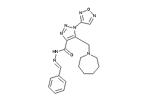 5-(azepan-1-ylmethyl)-N-(benzalamino)-1-furazan-3-yl-triazole-4-carboxamide