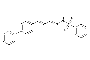 N-[3-(4-phenylphenyl)prop-2-enylideneamino]benzenesulfonamide