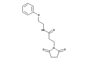 N-(2-phenoxyethyl)-3-succinimido-propionamide