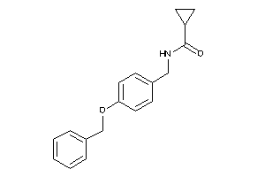 Image of N-(4-benzoxybenzyl)cyclopropanecarboxamide