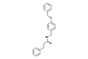 N-(4-benzoxybenzyl)-3-phenyl-propionamide