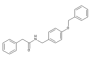 Image of N-(4-benzoxybenzyl)-2-phenyl-acetamide