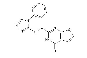 2-[[(4-phenyl-1,2,4-triazol-3-yl)thio]methyl]-3H-furo[2,3-d]pyrimidin-4-one